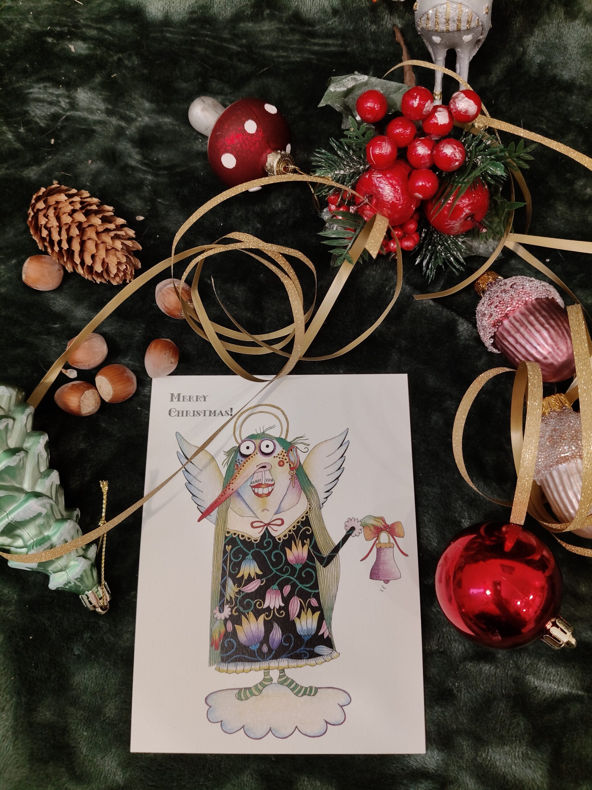 A set of "crazy" Christmas postcards - Image 23